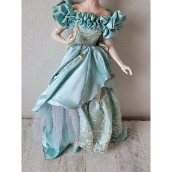 Franklin heirloom night at Opera Gibson Girl porcelain doll collectible - Picture 2 of 16